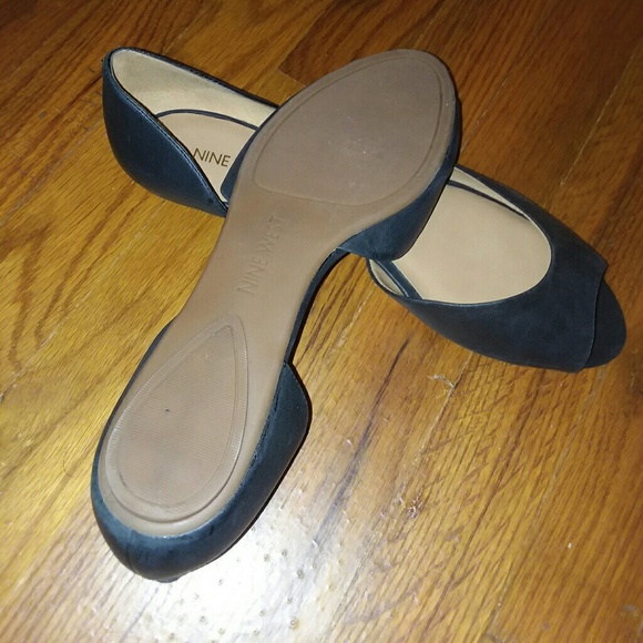 Nine West Peep Toe Flats - Picture 2 of 3